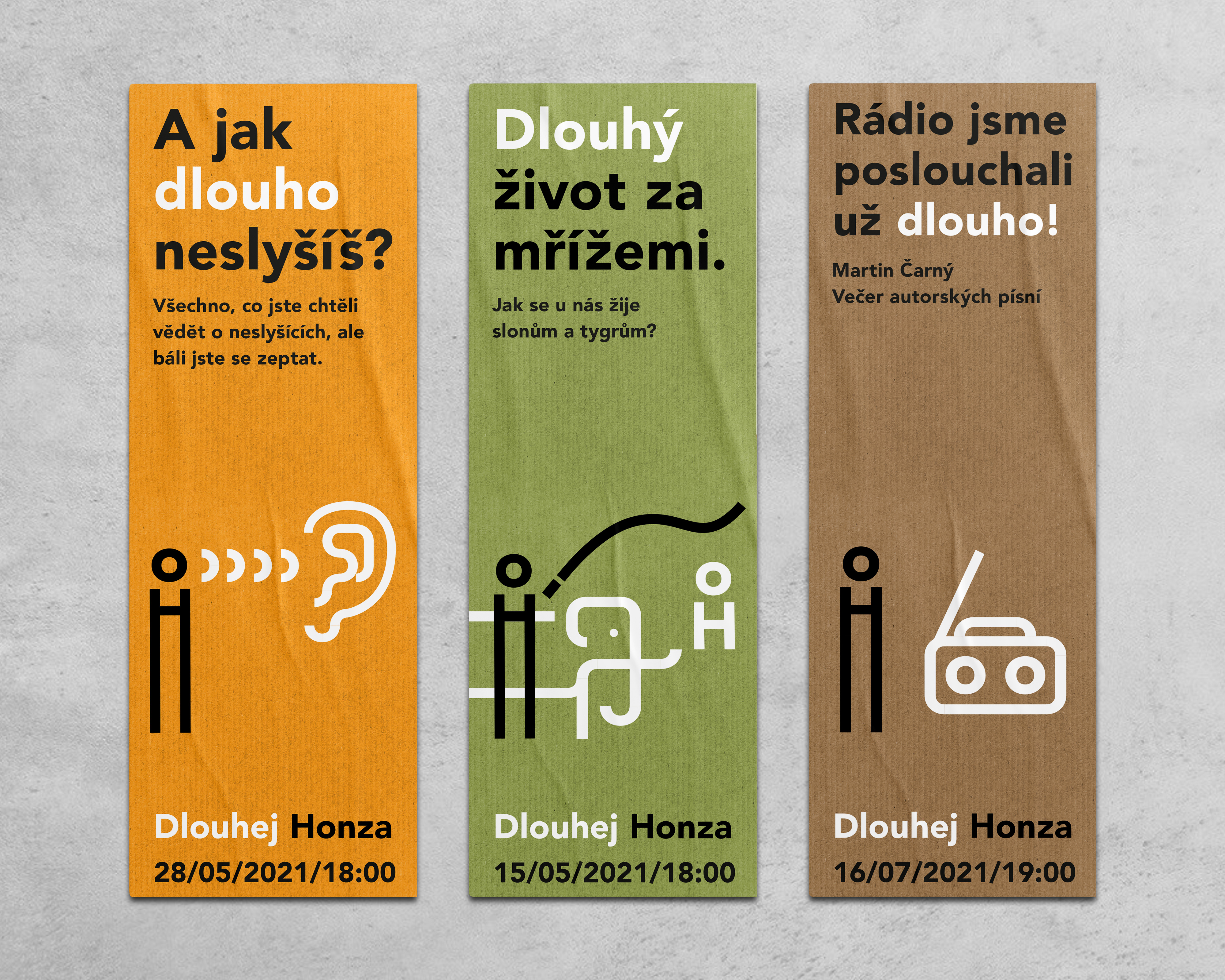 The communication language - posters.